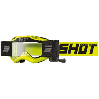 Lunettes SHOT assault 2.0 roll-off solid jaune fluo 2026