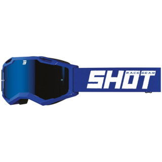 Lunettes SHOT assault 2.0 solid iridium bleu 2026 | Oxmoto