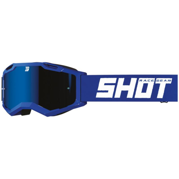 Lunettes SHOT assault 2.0 solid iridium bleu 2026 | Oxmoto