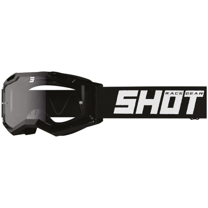 Lunettes SHOT assault 2.0 solid noir 2026 | Oxmoto