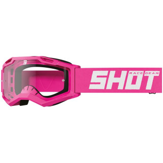 Lunettes SHOT assault 2.0 solid rose fluo 2026 | Oxmoto