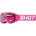 Lunettes SHOT assault 2.0 solid rose fluo 2026 | Oxmoto