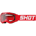 Lunettes SHOT assault 2.0 solid rouge 2026 | Oxmoto