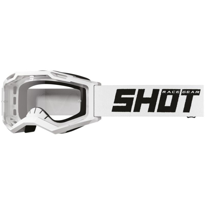 Lunettes SHOT assault 2.0 solid blanc 2026 | Oxmoto
