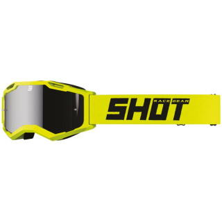 Lunettes SHOT assault 2.0 solid iridium jaune fluo 2026