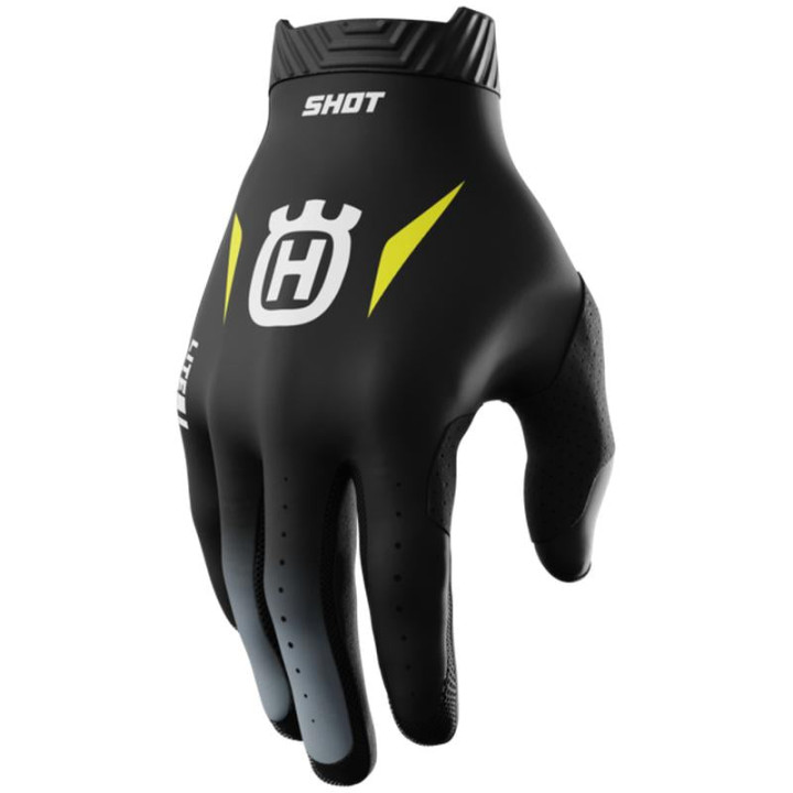Gants SHOT lite Husqvarna limited edition noir 2026 | Oxmoto