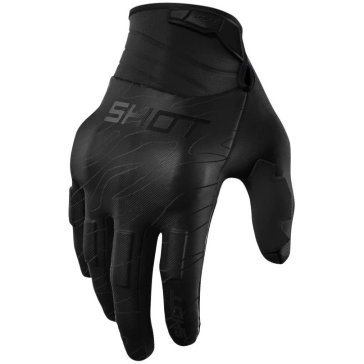 Gants SHOT drift onyx noir 2026 | Oxmoto
