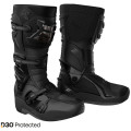 Bottes SHOT race 8 noir/chrome 2026 | Oxmoto