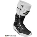Bottes SHOT race 8 blanc/noir/chrome 2026 | Oxmoto