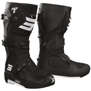 Bottes SHOT race 6 noir 2026 | Oxmoto