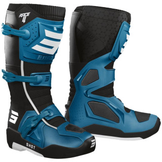 Bottes SHOT race 4 bleu 2026 | Oxmoto