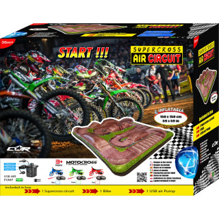 Circuit supercross gonflable Cor pour enfant | Oxmoto