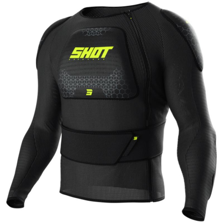 Veste airlight noir/jaune fluo 2026 | Oxmoto