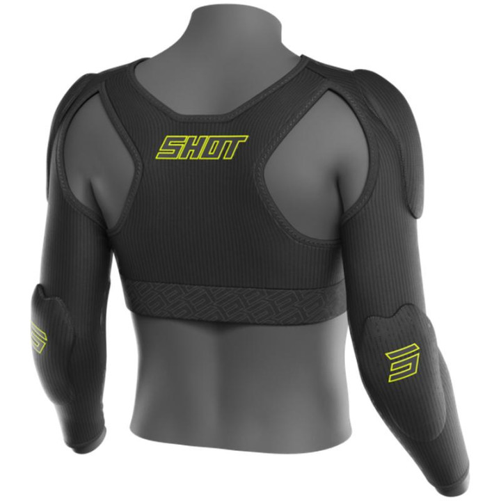 Gilet SHOT aero noir 2026 | Oxmoto