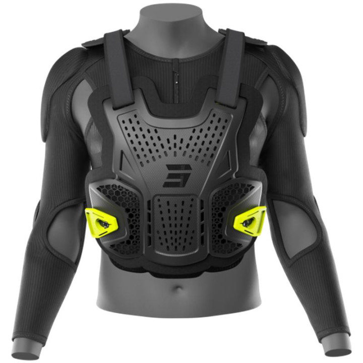 Gilet SHOT aero noir 2026 | Oxmoto