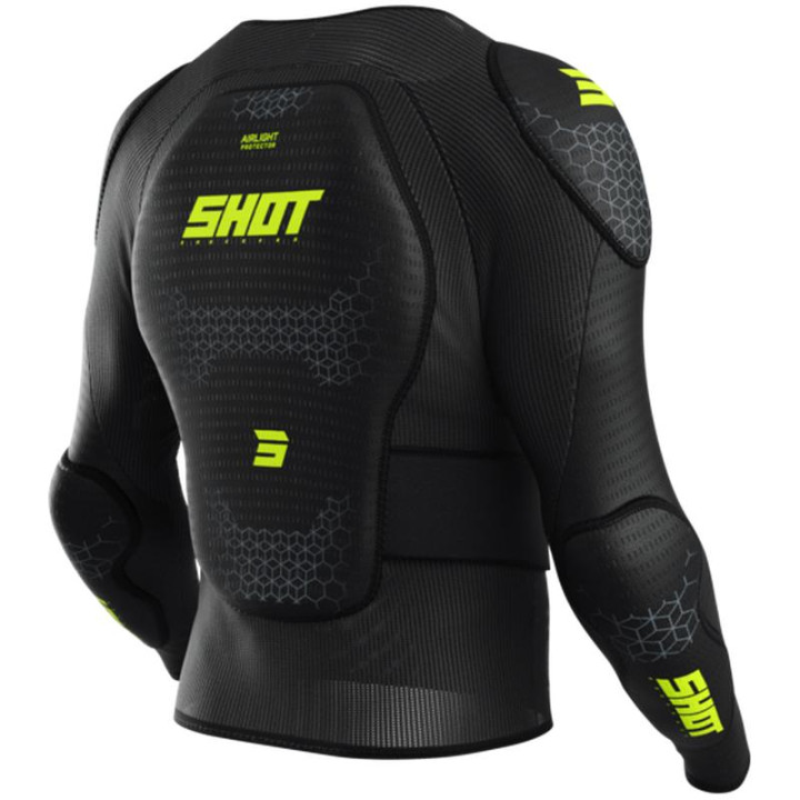 Veste airlight noir/jaune fluo 2026 | Oxmoto