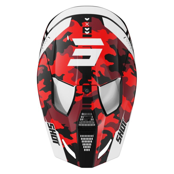 Casque enfant SHOT furious flash rouge 2026 | Oxmoto