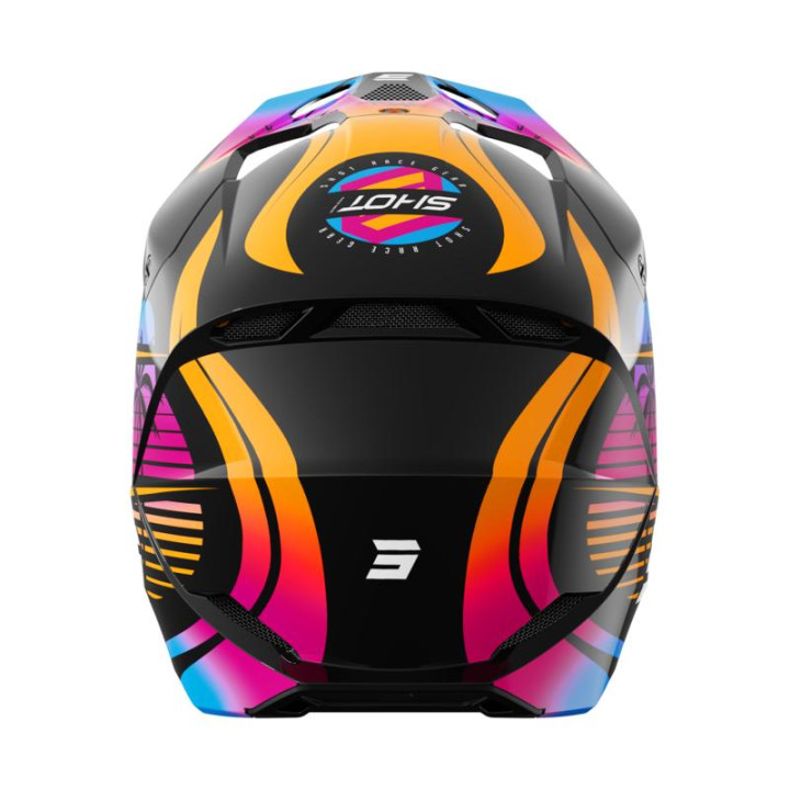 Casque enfant SHOT furious miami orange 2026 | Oxmoto