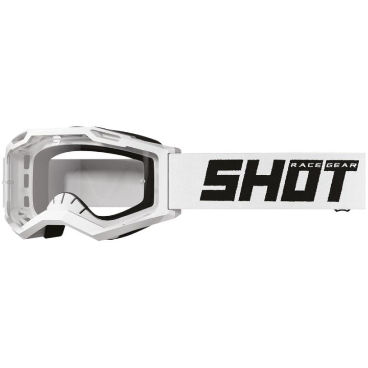 Lunettes enfant SHOT rocket 2.0 solid blanc 2026 | Oxmoto