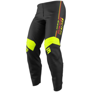 Pantalon enfant SHOT draw block jaune fluo 2026 | Oxmoto