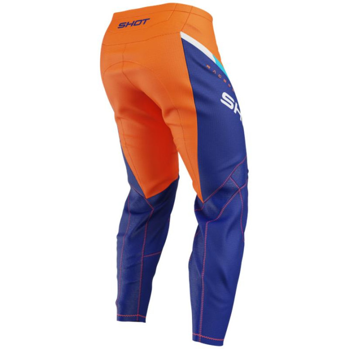 Pantalon enfant SHOT draw daytona orange 2026 | Oxmoto