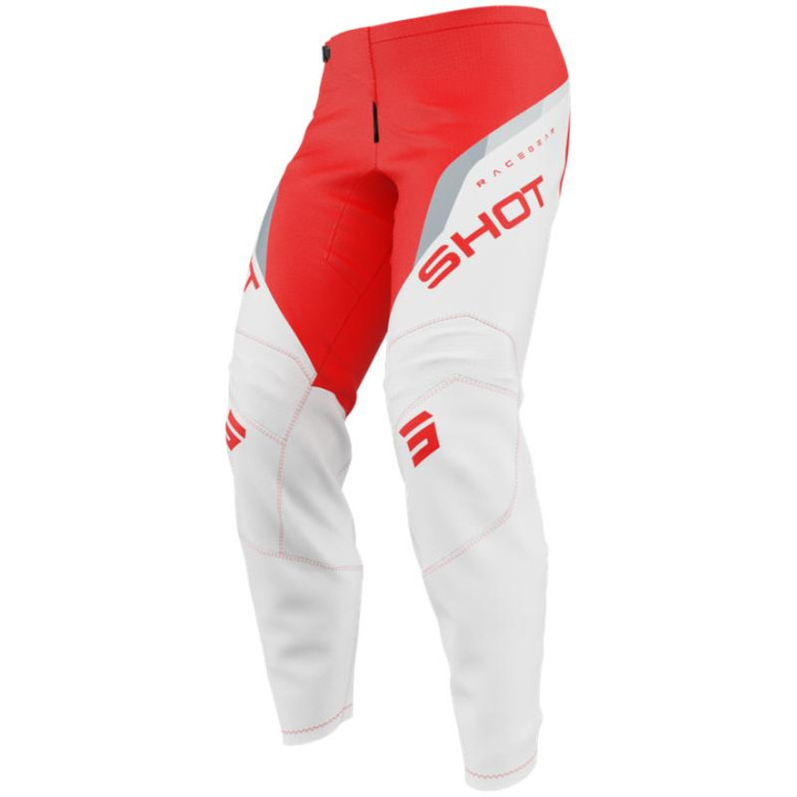 Pantalon enfant SHOT draw daytona rouge 2026 | Oxmoto