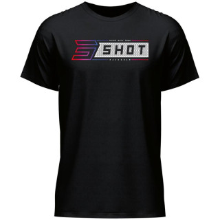 T-shirt SHOT gradient noir | Oxmoto