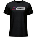 T-shirt SHOT gradient noir | Oxmoto