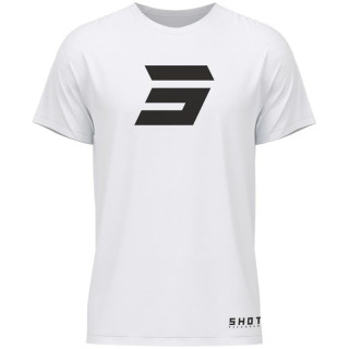 T-shirt SHOT symbol blanc | Oxmoto