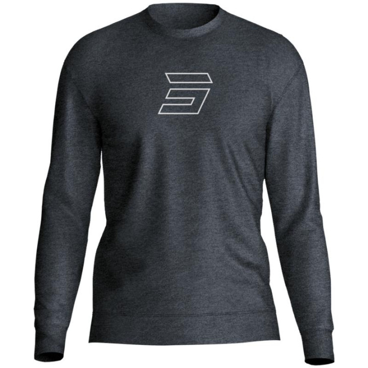 Sweatshirt SHOT essentiel gris | Oxmoto
