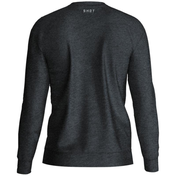 Sweatshirt SHOT essentiel gris | Oxmoto
