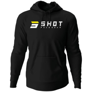 Sweat à capuche SHOT team noir | Oxmoto