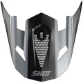 Visière SHOT lite s10 noir/gris | Oxmoto