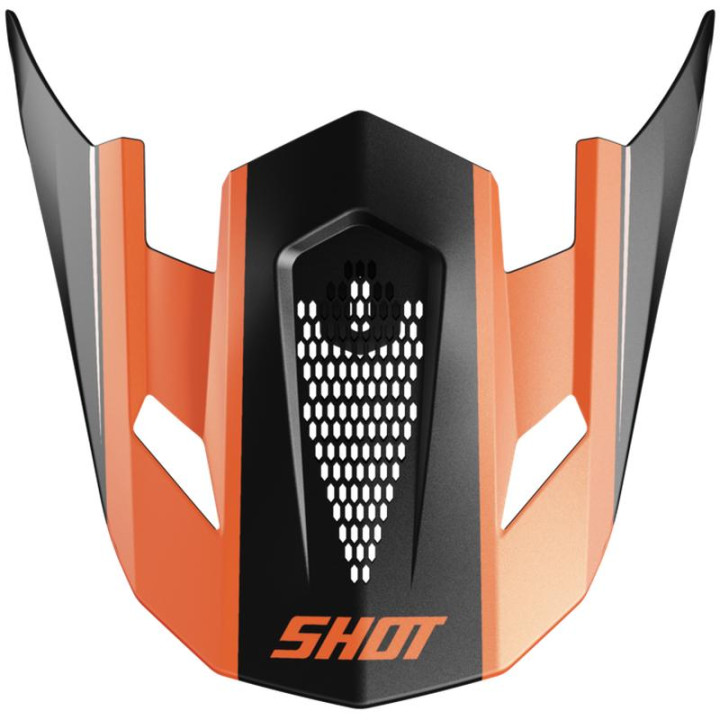 Visière SHOT lite s10 orange | Oxmoto