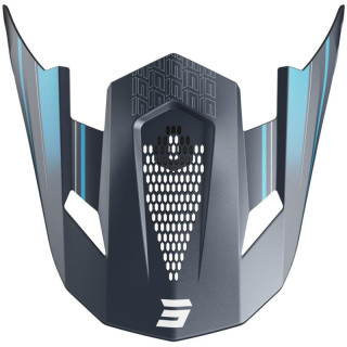 Visière SHOT lite challenger bleu | Oxmoto