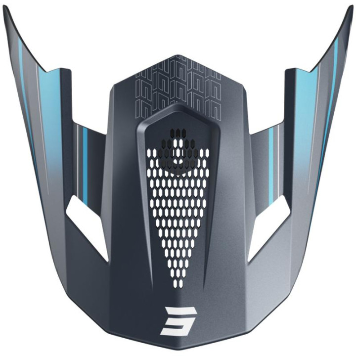 Visière SHOT lite challenger bleu | Oxmoto