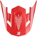 Visière SHOT lite challenger rouge | Oxmoto