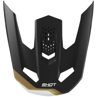 Visière SHOT speed atomic or/noir | Oxmoto
