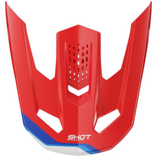 Visière SHOT speed atomic rouge | Oxmoto