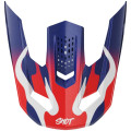 Visière SHOT speed beast bleu/rouge | Oxmoto