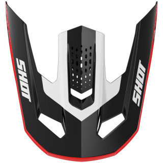 Visière SHOT speed hybrid rouge | Oxmoto