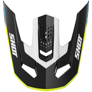 Visière SHOT speed hybrid jaune fluo | Oxmoto
