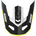 Visière SHOT speed hybrid jaune fluo | Oxmoto