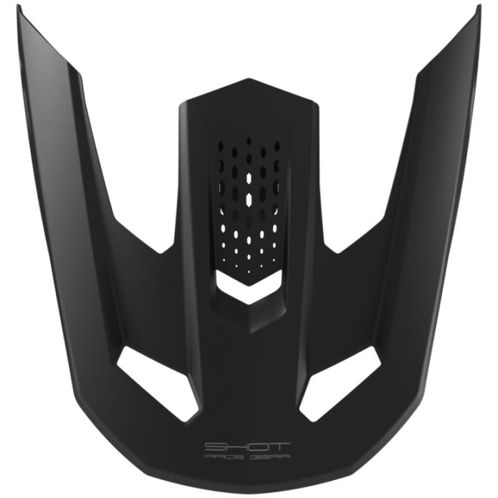 Visière SHOT speed solid noir mat | Oxmoto