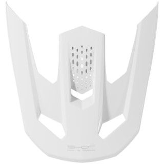 Visière SHOT speed solid blanc | Oxmoto