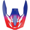 Visière SHOT furious enfant beast bleu/rouge | Oxmoto