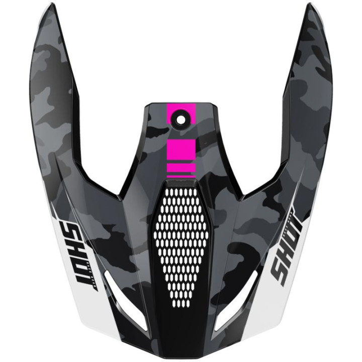 Visière SHOT furious enfant flash rose | Oxmoto