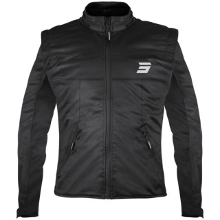 Veste SHOT softshell calm noir 2026 | Oxmoto