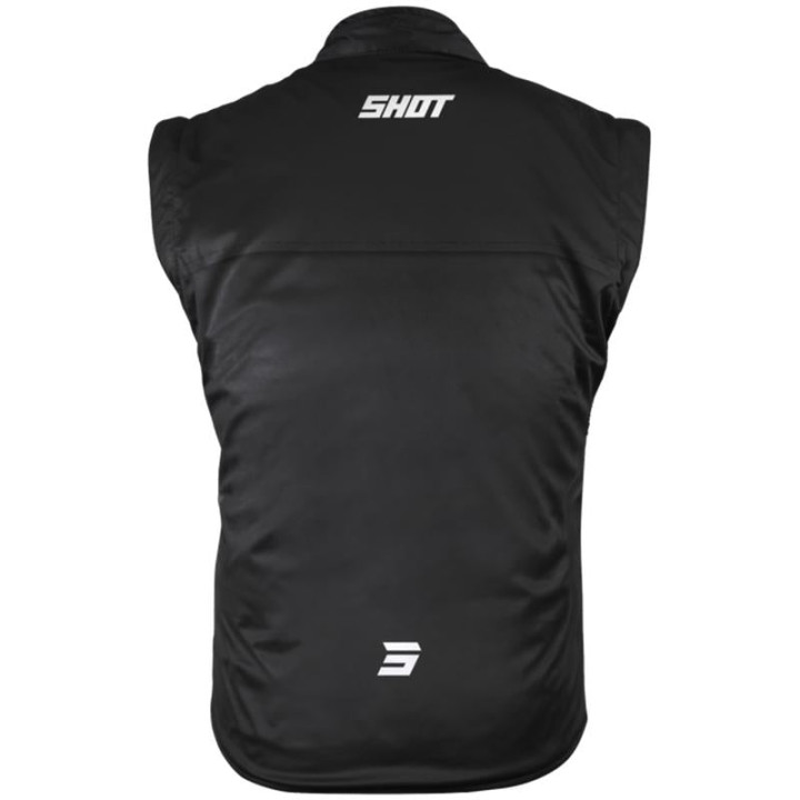 Bodywarmer SHOT calm noir 2026 | Oxmoto