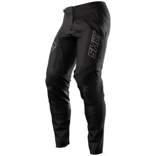 Pantalon SHOT contact zip noir 2026 | Oxmoto